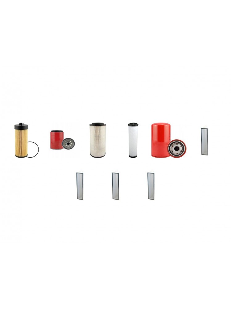 CLAAS MEGA 370 Filter Service Kit with Mercedes Eng SN 84500262- HP 258 CH 845