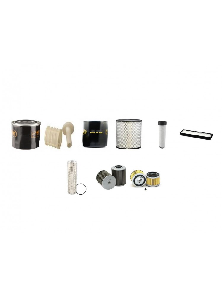 DOOSAN DX 60 R Filter Service Kit with Yanmar 4Tnv98 Eng 2009-