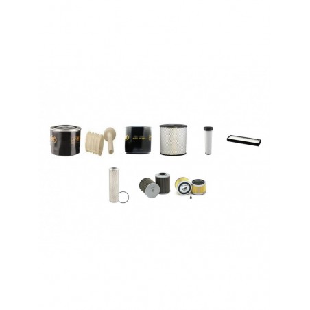 DOOSAN DX60R Filter Service Kit with Yanmar 4Tnv98 Eng 2009-