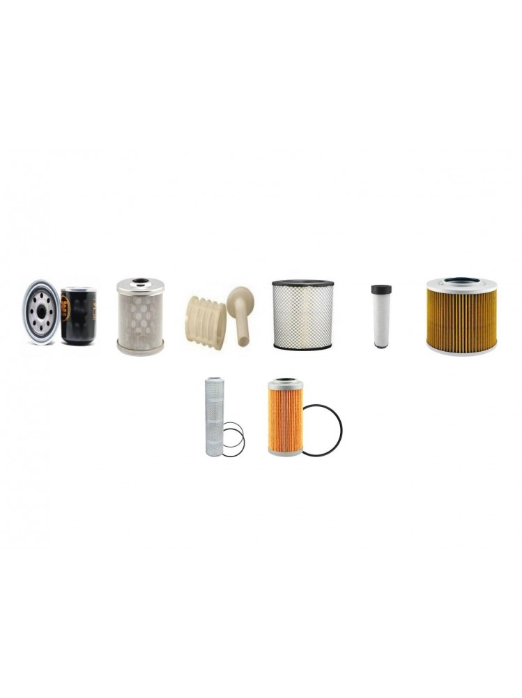 DAEWOO SOLAR 75 LC V Filter Service Kit w/Yanmar 4TNE98 Eng.