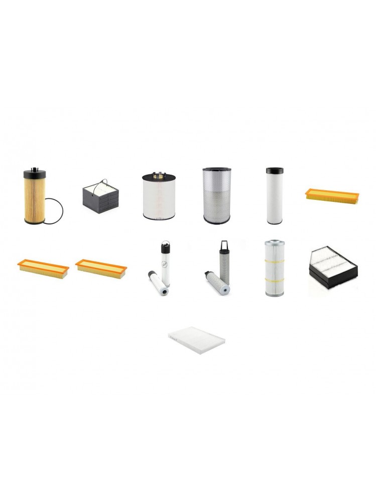FENDT 818 VARIO TMS Filter Service Kit w/Deutz BF6M2013 Eng.   YR  11.02-09.06