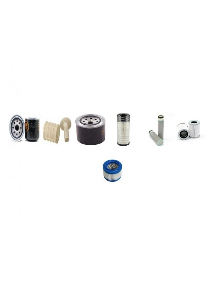 FIAT KOBELCO E 20.2 SR Filter Service Kit w/Yanmar 3Tnv82A-Syb Eng. 2004-