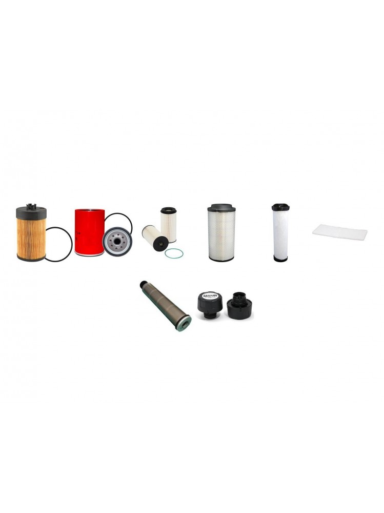 FUCHS 320 MHL Filter Service Kit w/Deutz TCD2012L042V Eng.   YR  2013 85KW