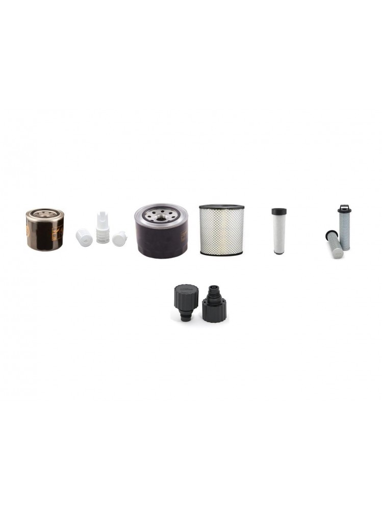 GEIER 60 TS Filter Service Kit w/Yanmar 4Tnv84T-Dsa Eng. HP 60CH