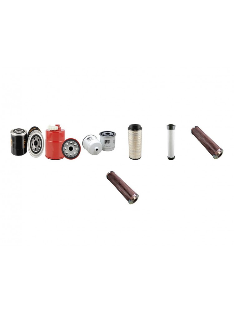 HAMM HD 14 VV/VT Filter Service Kit w/Kubota V2203M-EU33 Eng.   YR  2010-