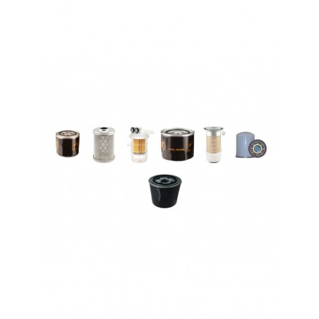 HANIX H50B Filter Service Kit w/Isuzu 4LE1 Eng. Serial No -H5000450