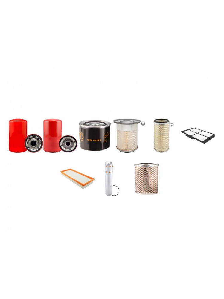 Hitachi ZX160LC Excavator Filter Kit