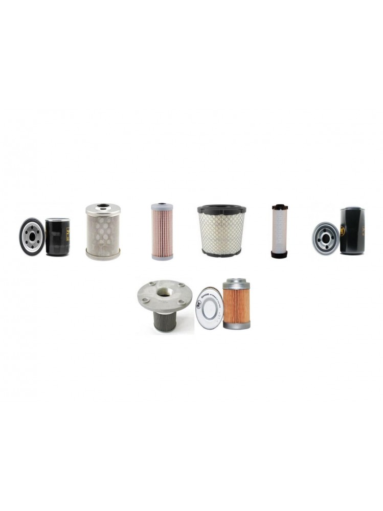 Hitachi ZX18 Excavator Filter Kit