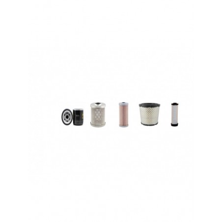 HITACHI ZX18 Filter Service Kit Air Oil Fuel Filters w/ISUZU 3YB1 Eng. YR 2003-