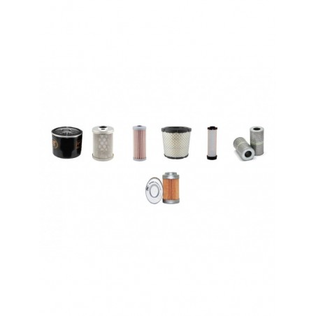 HITACHI ZX19U-2 ZAXIS Filter Service Kit w/Yanmar 3TNV70-VHR Eng.