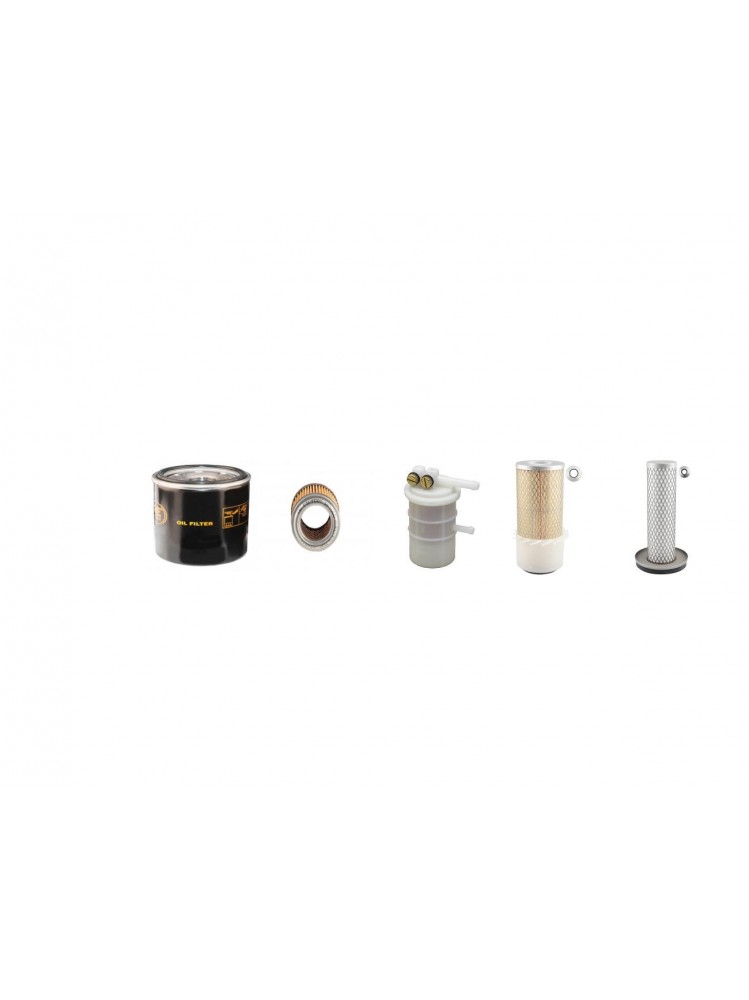 HUERLIMANN H 435 PRINCE Filter Service Kit Air Oil Fuel Filters w/Mitsubishi K4F-DT Eng.