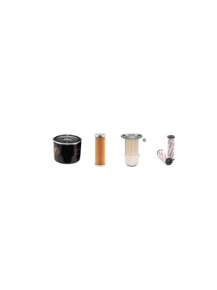 HUKI 160 R Filter Service Kit w/Kubota D722 Eng.