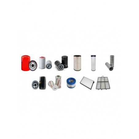 HYUNDAI R140LC-9 Filter Service Kit w/Mitsubishi D04Fg-Taa Eng. HP 119CH