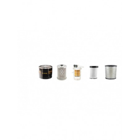 HYUNDAI R25Z-9A Filter Service Kit Air Oil Fuel Filters w/Mitsubishi S3L2 Eng. YR 2010-
