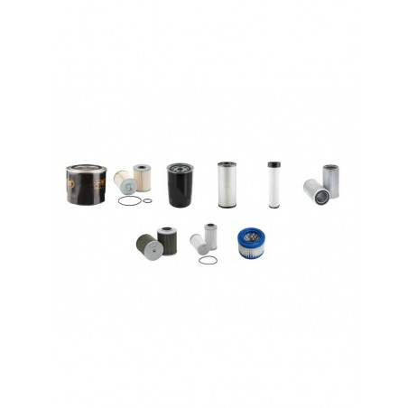 HYUNDAI R60CR-9A Filter Service Kit w/Yanmar 4Tnv98C Eng. 2014-