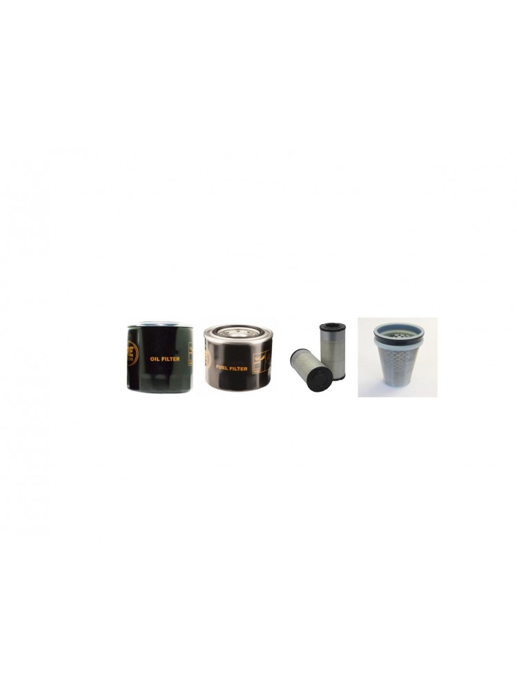 IHI 40 V4 Filter Service Kit Air Oil Fuel Filters w/Kubota V2403 Eng.   YR  2015