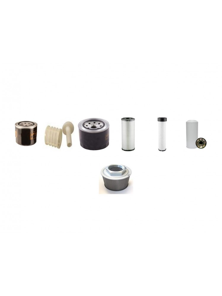 IHI 65 VX-2 Filter Service Kit w/Yanmar 4TNV88-BQIK Eng.   YR  2008-
