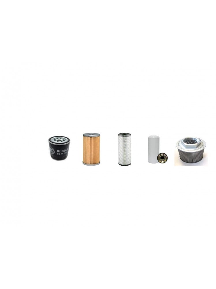 IHI 80 NX-3 Filter Service Kit w/ISUZU 4JG1NAB Eng.   YR  2004-