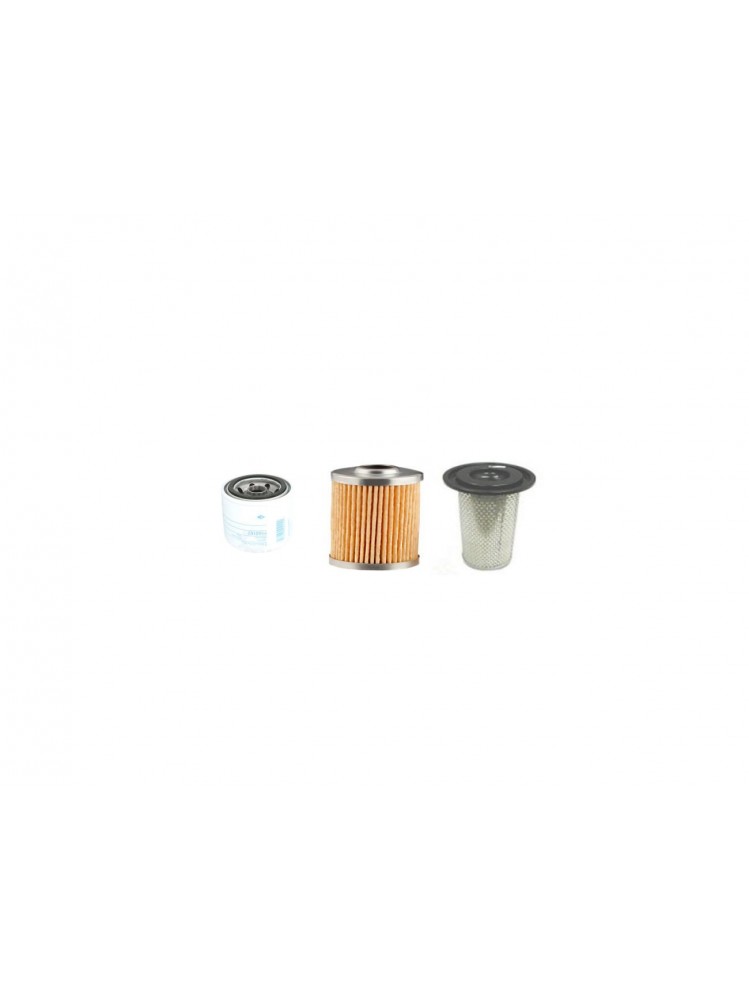 IHI IS 12 J Filter Service Kit Air Oil Fuel Filters w/ISUZU 3YA/PA01 Eng.