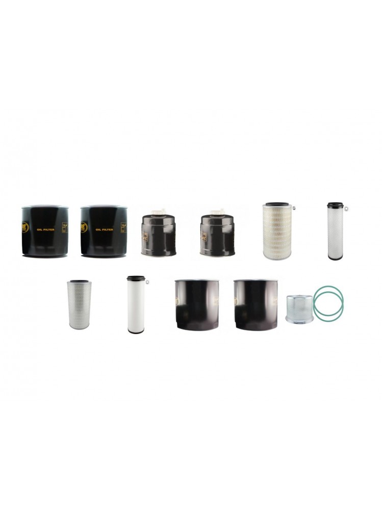 INGERSOLL RAND P 600 WP Filter Service Kit w/Perkins 1006.6 Eng.