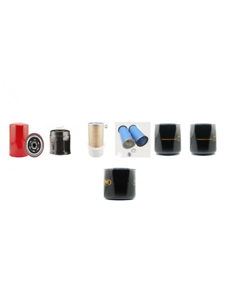 JACQUET HYDRO 870 T Filter Service Kit w/FIAT IVECO 8141SI21 Eng.