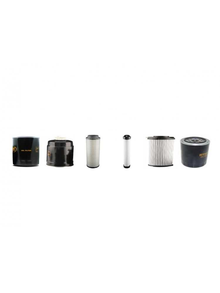 JCB 2CX Filter Service Kit w/Perkins U2818705 Engine. Year 2002 to 2006