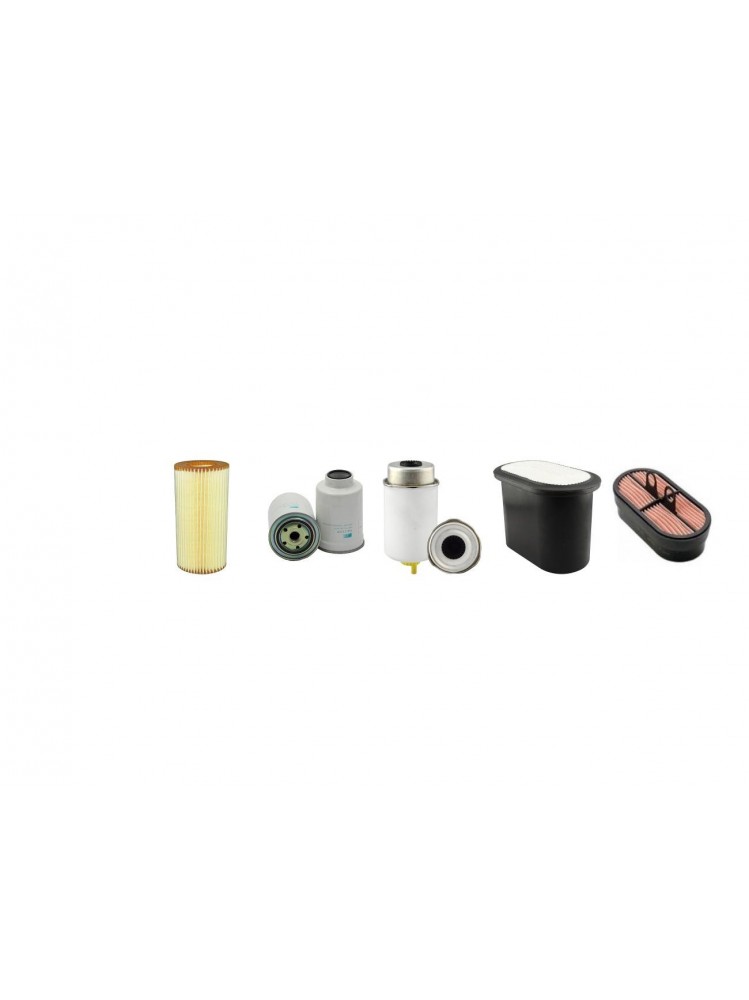 JCB 407 T4 Filter Service Kit Air Oil Fuel Filters w/JCB KOHLER KDI2504TCR/22 Eng.   YR  2014
