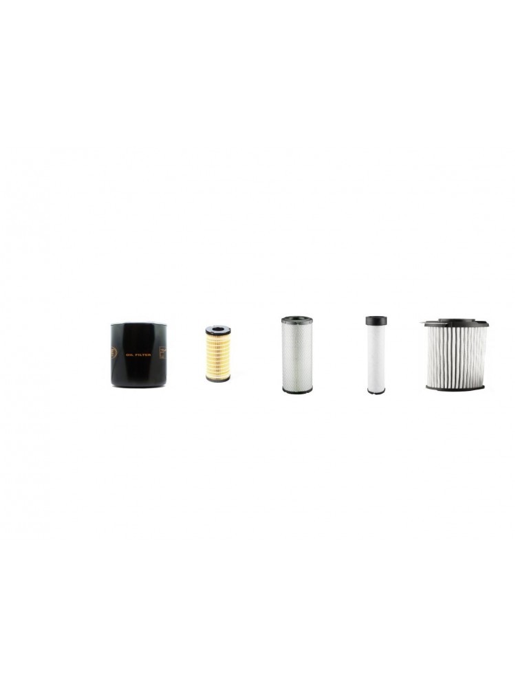 JCB 407 ZX Filter Service Kit w/Perkins 1104C Eng. 2006-