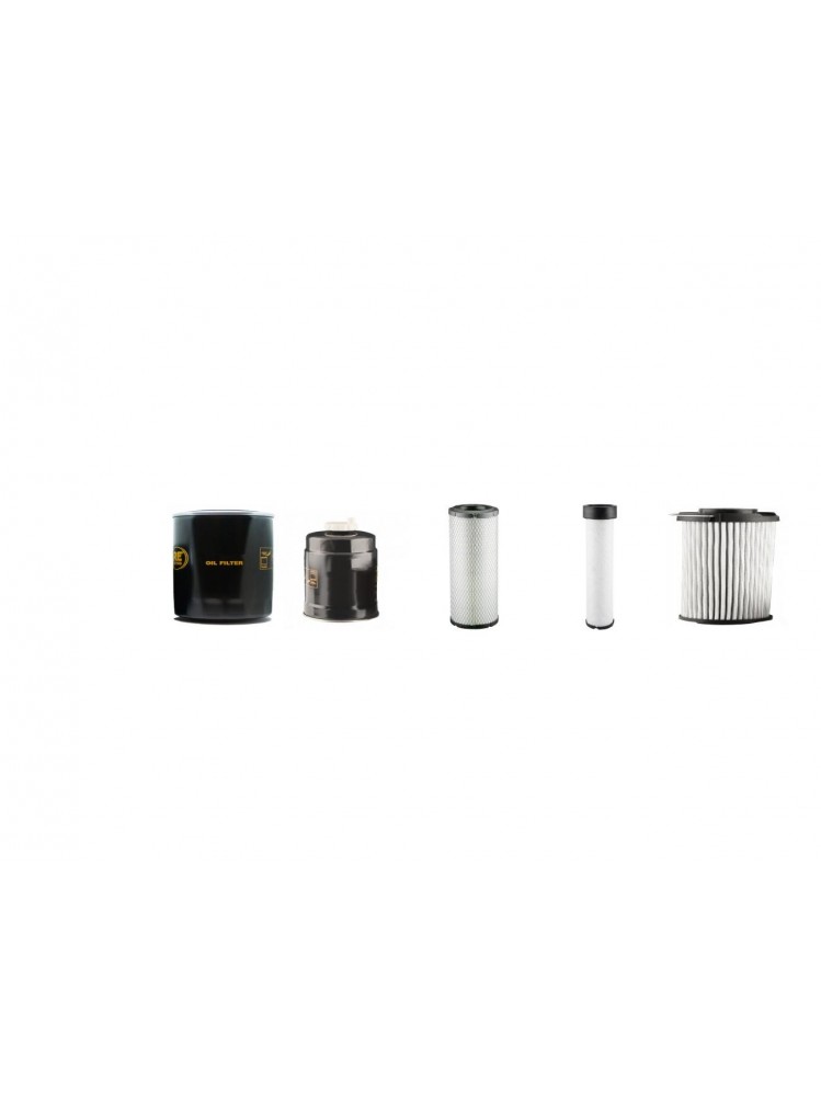 JCB 408 ZX Filter Service Kit w/Perkins 1906/2000 Eng. 2002-