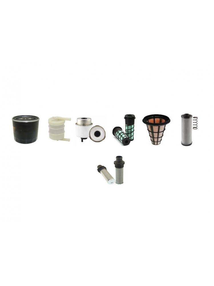 JCB 8035 ZTS Filter Service Kit w/Perkins 403D17 Eng. 2013-