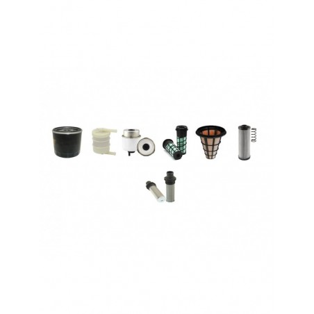 JCB 8035ZTS Filter Service Kit w/Perkins 403D17 Eng. 2013-