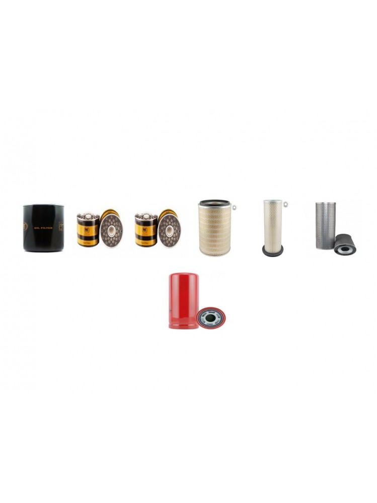 JCB FASTRAC 115 Filter Service Kit w/Perkins 1006.6 Eng. SN 636001-