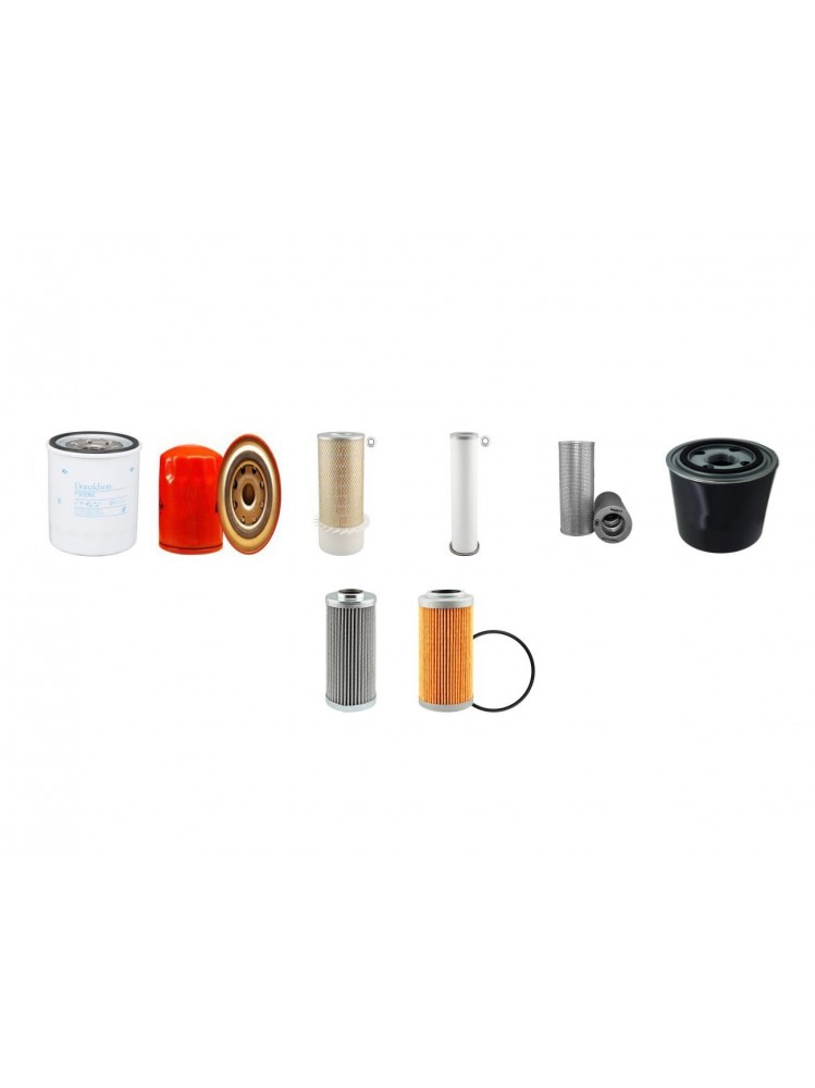 JCB JS130 Filter Service Kit, SN 699002--699393