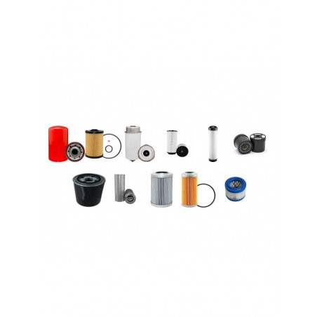 JCB JS160W Filter Service Kit w/Isuzu 4Jjaxa1 Eng. 2010