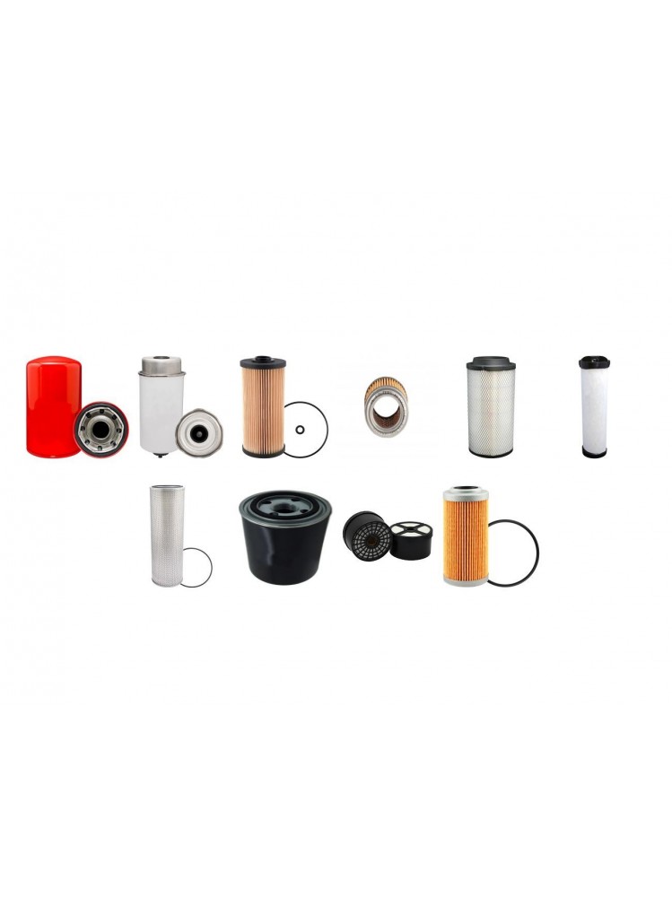 JCB JS 200 LC Filter Service Kit w/ISUZU  Eng.   YR  2011-