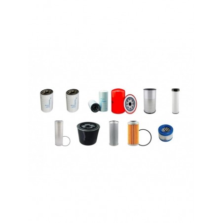 JCB JS260LC Filter Service Kit w/Isuzu Eng.