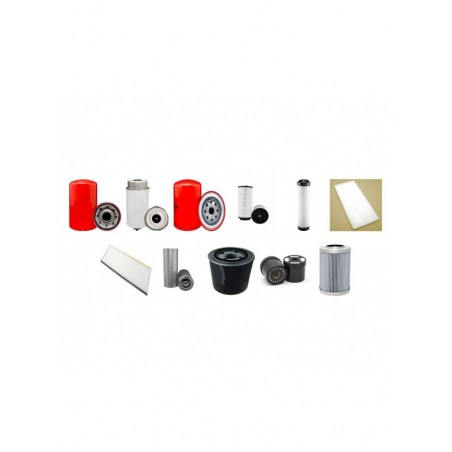 JCB JZ140 Filter Service Kit w/ Isuzu 4BG1T Engine