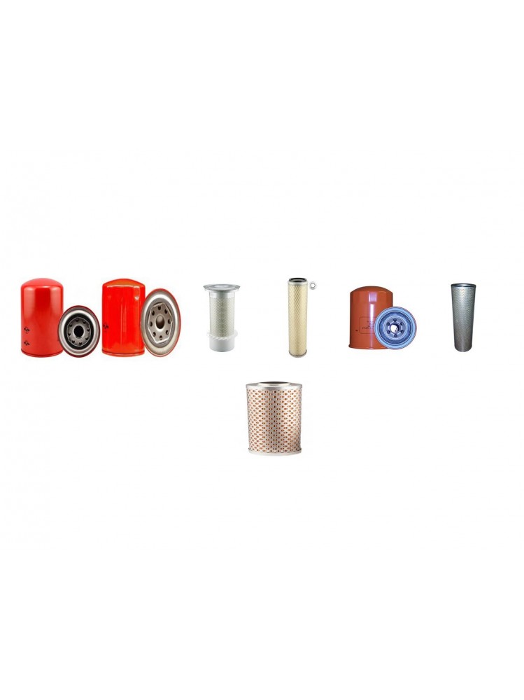 KATO 120 R Filter Service Kit w/Mitsubishi 4D34TLE2A Eng.