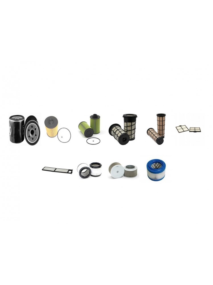 KOBELCO SK 140 SR-3 Filter Service Kit w/Mitsubishi Eng. SN YH07.09001-06.12-