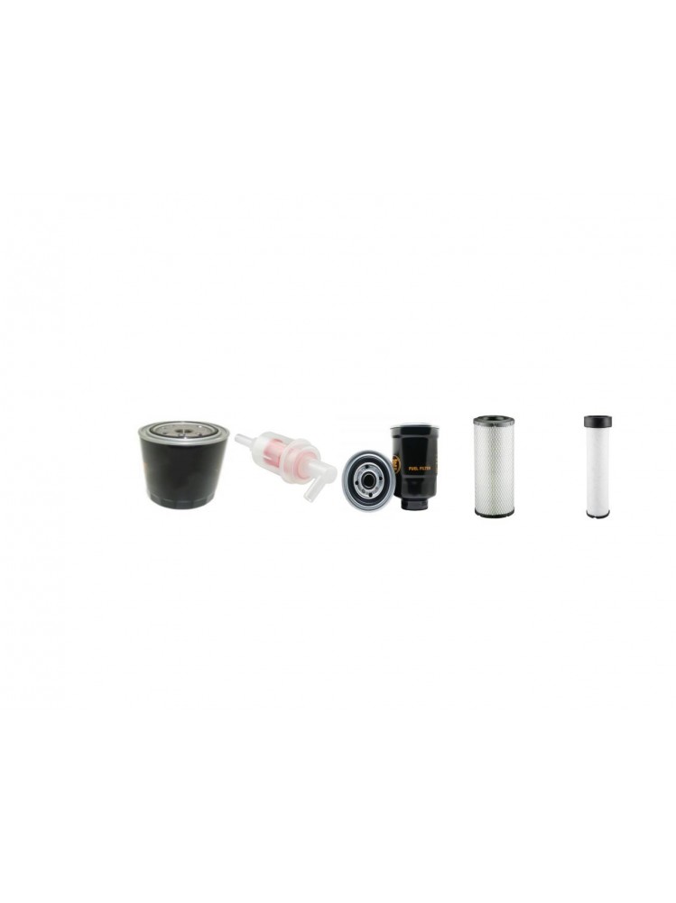 AUSA C 350 H Filter Service Kit Air Oil Fuel Filters w/Kubota  Eng.