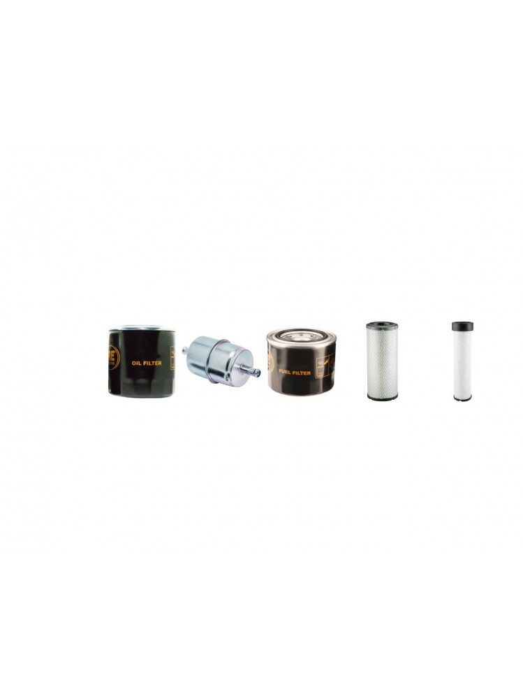AUSA D 400 AHG/APG Filter Service Kit Air Oil Fuel Filters w/Kubota V2403-M-EU3 Eng.   YR  2012-