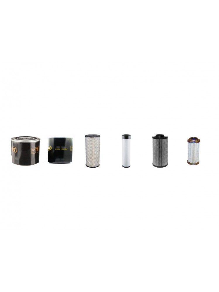 KOMATSU PC 110 R-1 Filter Service Kit w/Komatsu S4D106 Eng. 2008-