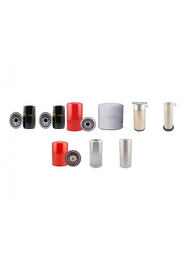 KOMATSU PC 130-6 K Filter Service Kit w/Komatsu S4D102E-1 Eng.