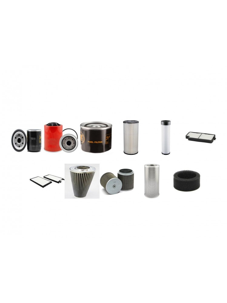KOMATSU PC 138 US-2 Filter Service Kit w/Komatsu Eng. SN 1001-45002005-