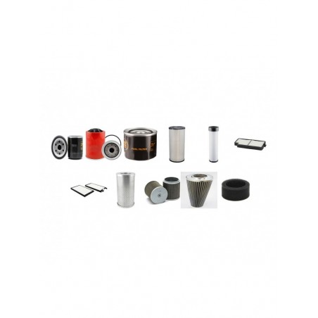 KOMATSU PC138US-2 Filter Service Kit w/Komatsu Eng. SN 4501-2006-