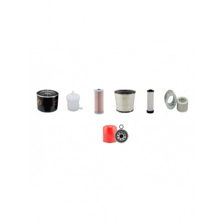 KOMATSU PC22MR-3 Filter Service Kit w/KOMATSU 3D76E Eng. YR 2011-