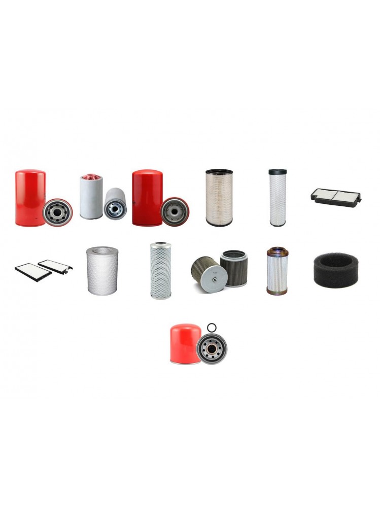 KOMATSU PC 228-3 US LC Filter Service Kit w/KOMATSU SAA6D107E Eng.