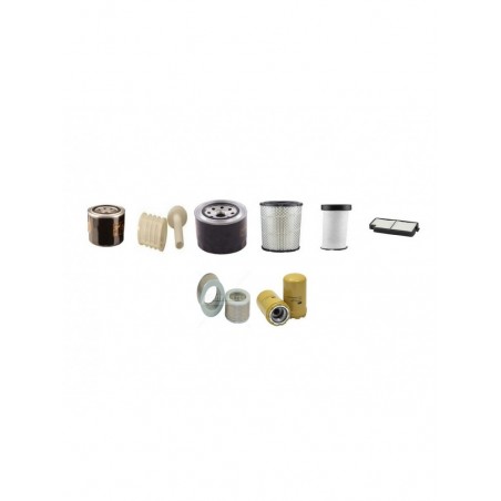 KOMATSU PC27MR-2 Filter Service Kit w/Komatsu 3D82Ae-5 Eng. 2005-