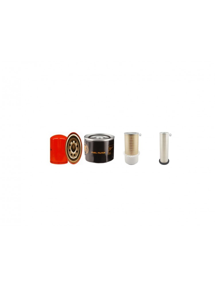 KOMATSU WA 180-1 Filter Service Kit Air Oil Fuel Filters w/KOMATSU S6D95L-1 Eng.