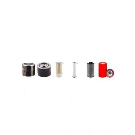 KOMATSU WB93R Filter Service Kit w/Komatsu 4D106.1 Eng.